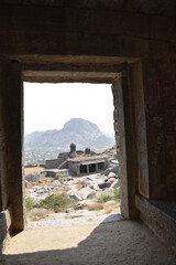 Buildings, Monuments & Architecture of Queen's fort at Gingee, Tamilnadu, India.