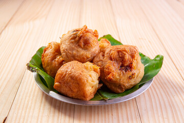 Potato Bonda or potato stuffed snack