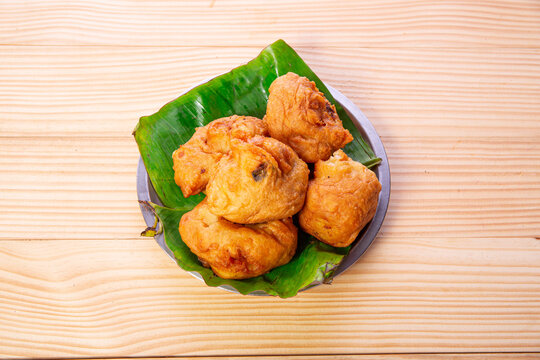 Potato Bonda or potato stuffed snack