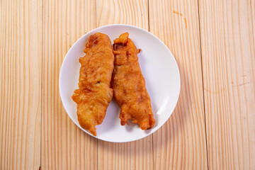Banana fritters or banana fry