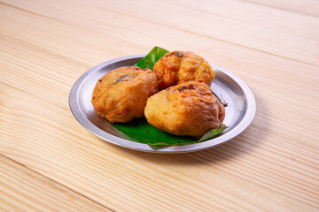 Potato Bonda or potato stuffed snack