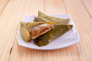 Ela Ada or steamed sweet rice  dumblings