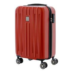 Travel Trolley suitcase Isolated on White Background