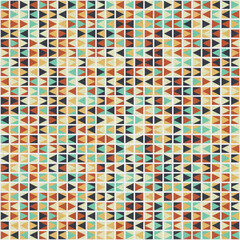Fototapeta premium Abstract Geometric Pattern generative computational art illustration