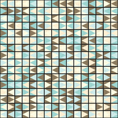 Fototapeta premium Abstract Geometric Pattern generative computational art illustration