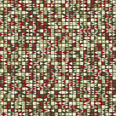 Fototapeta premium Abstract Geometric Pattern generative computational art illustration