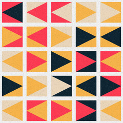 Fototapeta premium Abstract Geometric Pattern generative computational art illustration