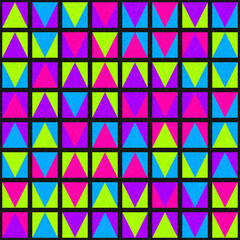 Abstract Geometric Pattern generative computational art illustration