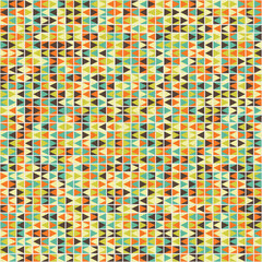 Abstract Geometric Pattern generative computational art illustration