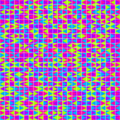 Abstract Geometric Pattern generative computational art illustration