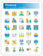 Finance icon set