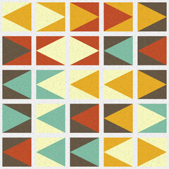 Fototapeta premium Abstract Geometric Pattern generative computational art illustration