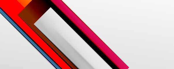 Color abstract lines trendy geometric background for business or technology presentation, internet poster or web brochure cover, wallpaper