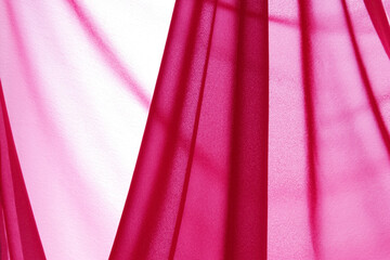 布テクスチャ背景 薄いピンク色の布地