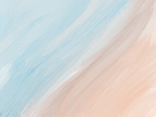 Obraz premium Neutral background in blue and beige color. Hand drawn in Procreate.