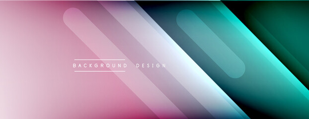 Dynamic lines abstract background. 3D shadow effects and fluid gradients. Modern overlapping forms