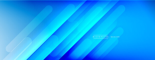 Fototapeta premium Dynamic lines abstract background. 3D shadow effects and fluid gradients. Modern overlapping forms