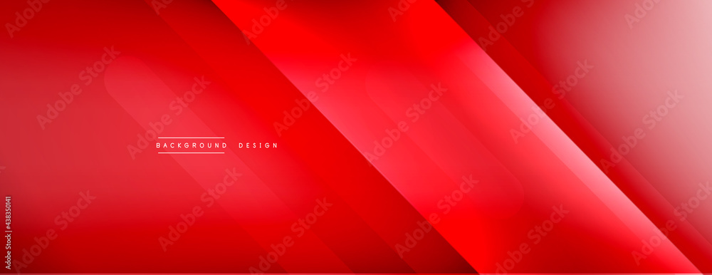 Poster Dynamic lines abstract background. 3D shadow effects and fluid gradients. Modern overlapping forms