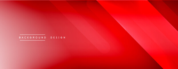 Dynamic lines abstract background. 3D shadow effects and fluid gradients. Modern overlapping forms