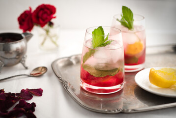 Rose Juice Summer Drink