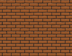 Seamless brick wall texture pattern. Simple vector illustration