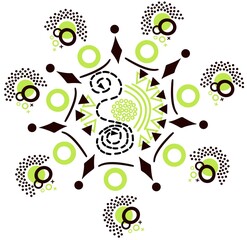 Modern geometric shapes. Square, triangular shape. Circle, triangle. Abstract vector illustration. Print for textile cloth. Trendy backdrop, creative background. Decor, decorative paper. Concept