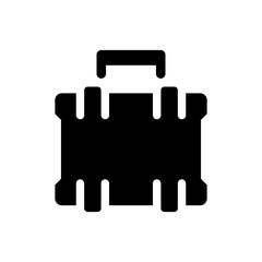 Case of radiation icon. Vector EPS file.