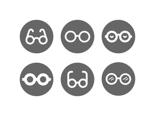 eyeglasses line icon. Spectacles logo design