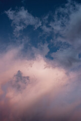 Pastel Pink Angel Clouds