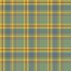 Plaid seamless pattern. Vector background of textile ornament. Flat fabric design.
