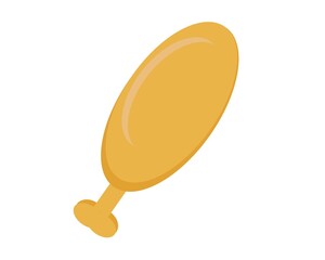 illustration vector graphic of chicken meat.  Good for your chicken food products or others.