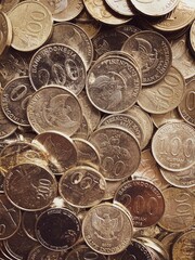 Indonesian money called rupiah