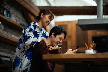 Bonding time during working hours at home