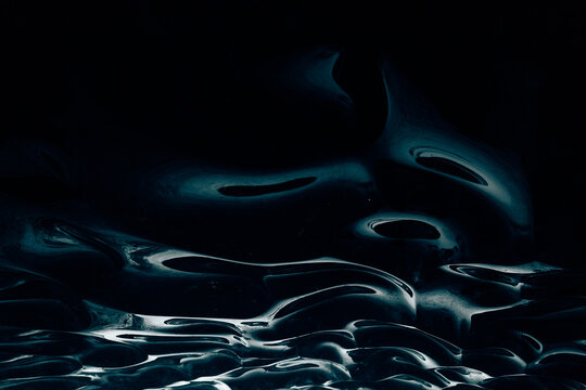 Blue ocean water wave