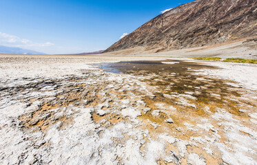 Badwater Basin in Death Valley in California