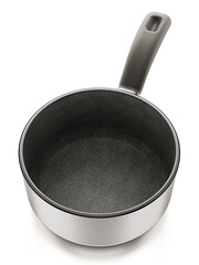Saucepan isolated on white background. 3D illustration