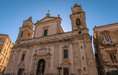Cathedral of Santa Maria La Nova in Caltanissetta, Sicily, Italy, Europe