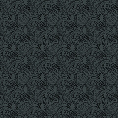 Unusual seamless abstract hand drawn pattern for print, cloth, textile, texture