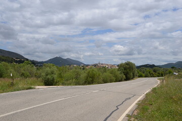Fototapeta na wymiar Aussicht auf das Dorf Parcent an der Costa Blanca 