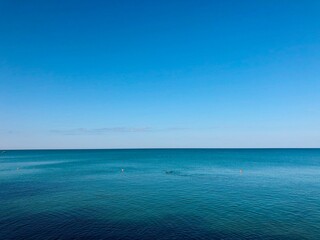 blue sky and sea