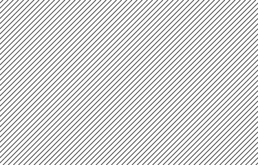 Deurstickers Black diagonal thin lines seamless pattern on white background vector © Pacha M Vector