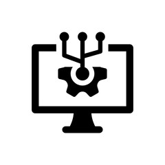 Information technology icon. Vector EPS file.