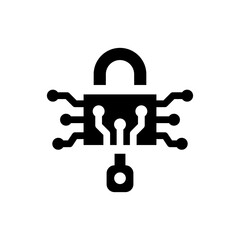 Cryptography icon. Vector EPS file.