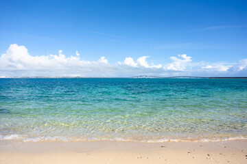 沖縄県宮古島、夏の風景・日本