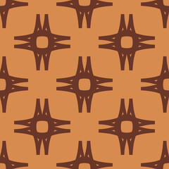 Seamless pattern with geometric ornament.