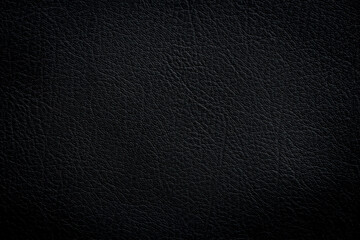 Black leather for texture background.