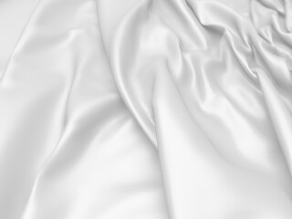 White fabric texture background. Luxury cloth background