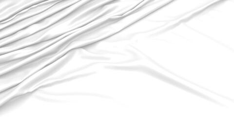 Naklejka premium White fabric texture background. Luxury cloth background