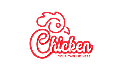 Elegant Chick Restaurant Logo Design 