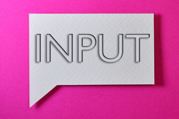The type Of Input Word